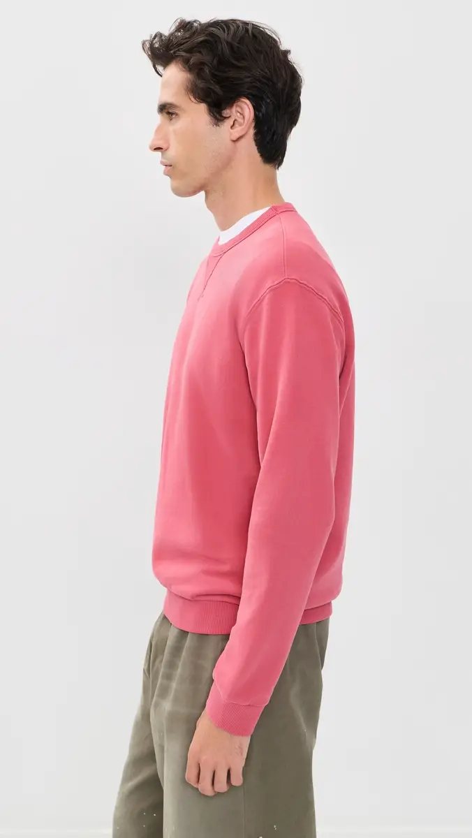 Marine Layer Relaxed Cloud 9 Fleece Crewneck Sweatshirt | Thumbnail 4 Marine Layer Relaxed Cloud 9 Fleece Crewneck Sweatshirt | Thumbnail 4