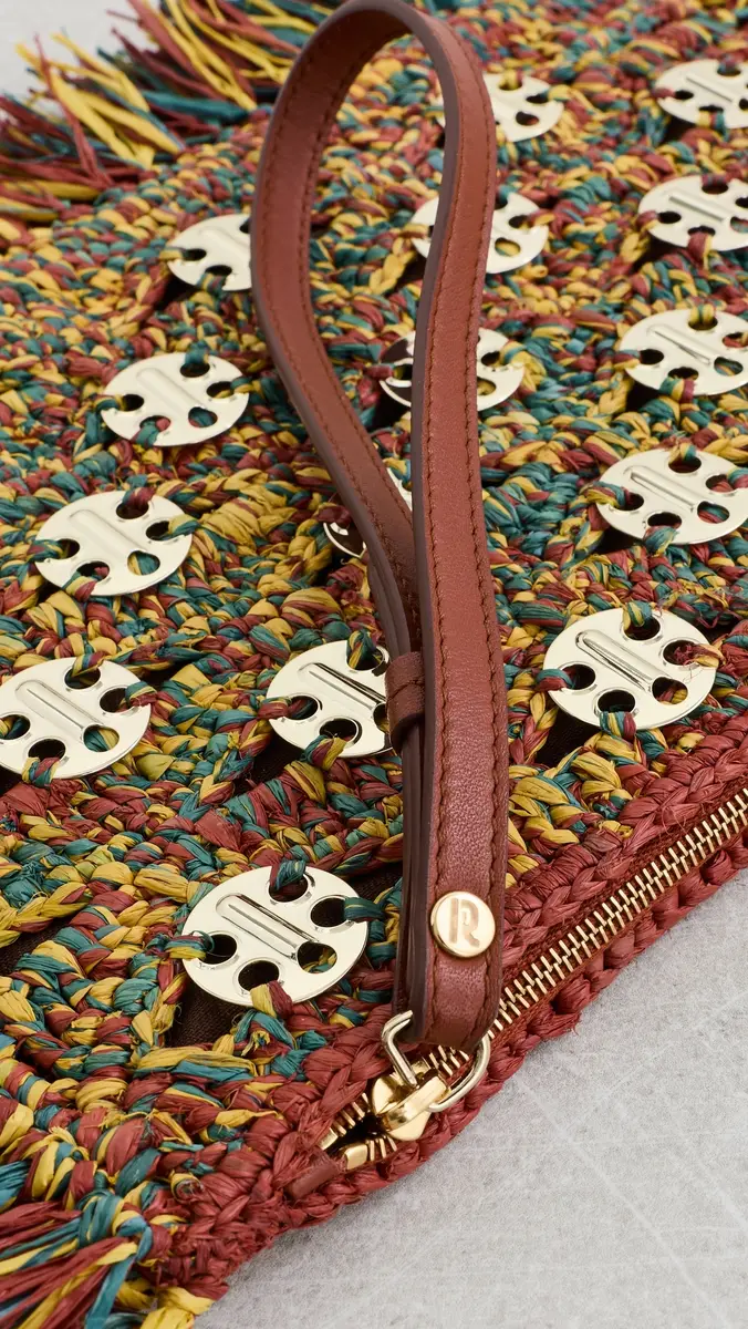 Rabanne Raffia Fringe Pouch | Thumbnail 5 Rabanne Raffia Fringe Pouch | Thumbnail 5