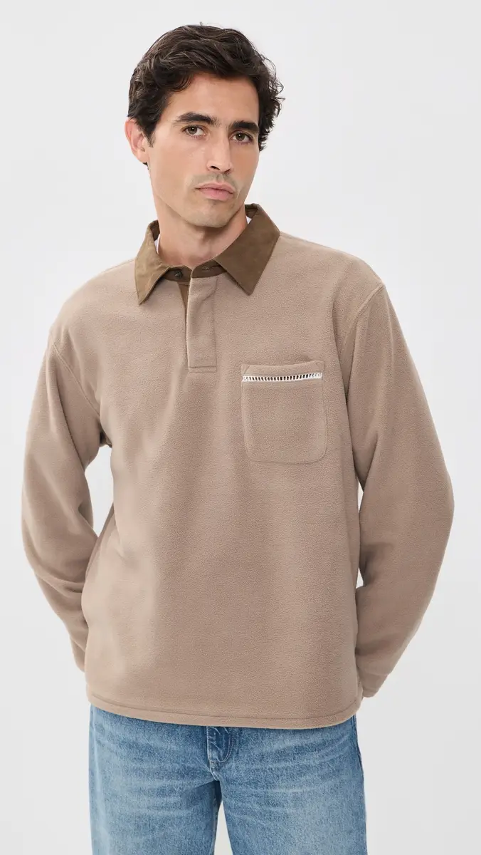 Rhythm Ladder Polar Polo Sweater | Thumbnail 2 Rhythm Ladder Polar Polo Sweater | Thumbnail 2