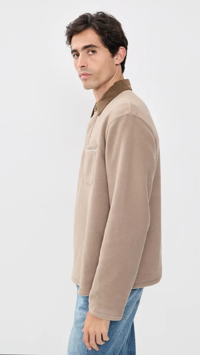 Rhythm Ladder Polar Polo Sweater | Thumbnail 4 Rhythm Ladder Polar Polo Sweater | Thumbnail 4