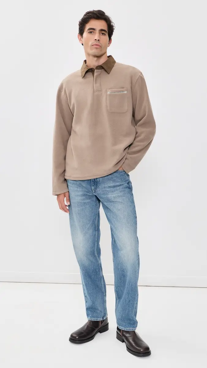 Rhythm Ladder Polar Polo Sweater | Thumbnail 5 Rhythm Ladder Polar Polo Sweater | Thumbnail 5