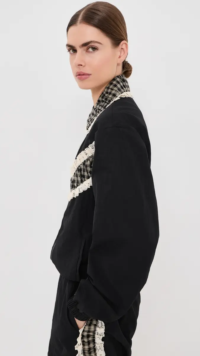 Tanner Fletcher Kennedy Ruched Stripe Track Jacket | Thumbnail 4 Tanner Fletcher Kennedy Ruched Stripe Track Jacket | Thumbnail 4