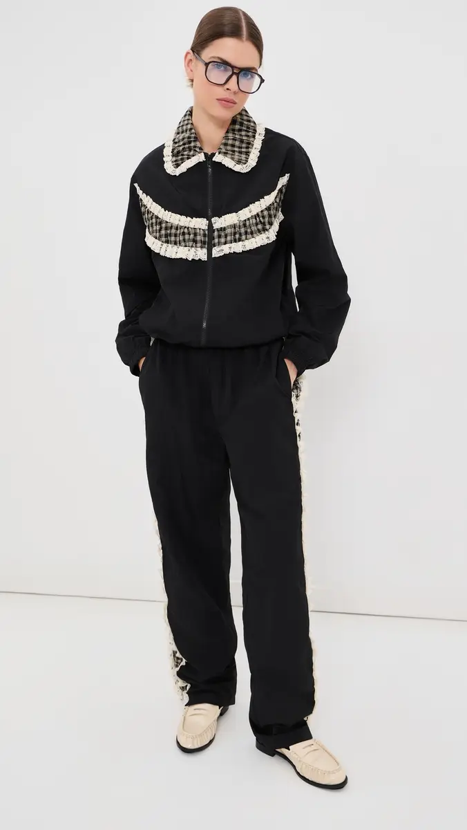 Tanner Fletcher Kennedy Ruched Stripe Track Jacket | Thumbnail 5 Tanner Fletcher Kennedy Ruched Stripe Track Jacket | Thumbnail 5