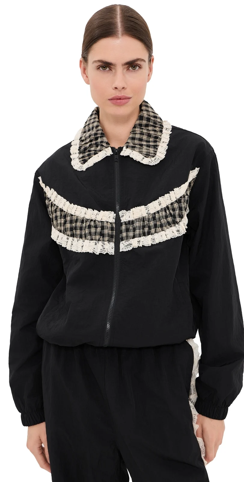 Kennedy Ruched Stripe Track Jacket Kennedy Ruched Stripe Track Jacket