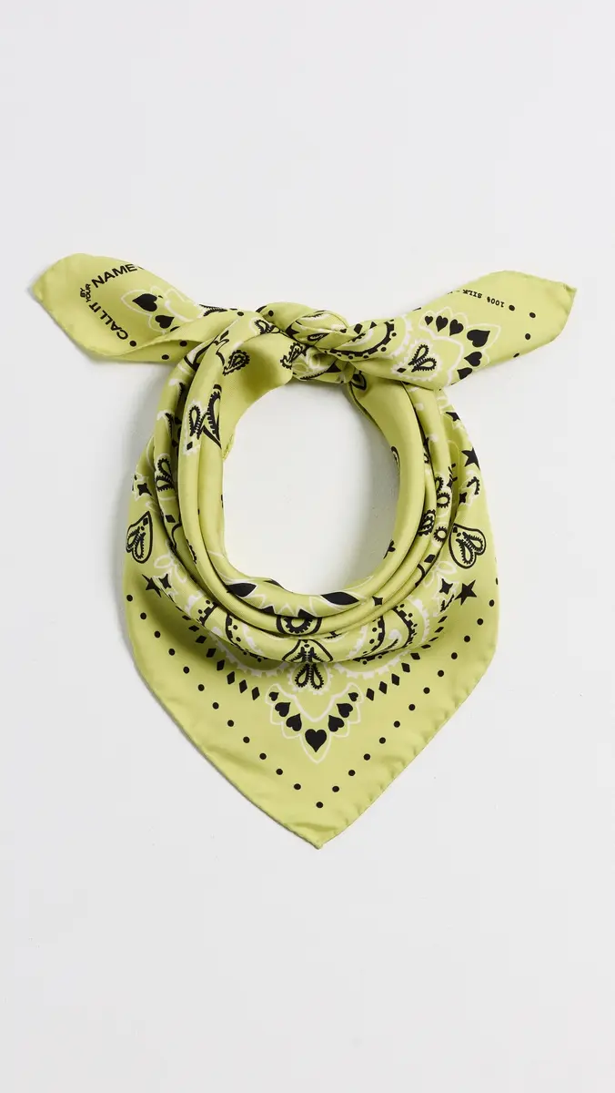 CALL IT BY YOUR NAME Silk Bandana Small | Thumbnail 2 CALL IT BY YOUR NAME Silk Bandana Small | Thumbnail 2