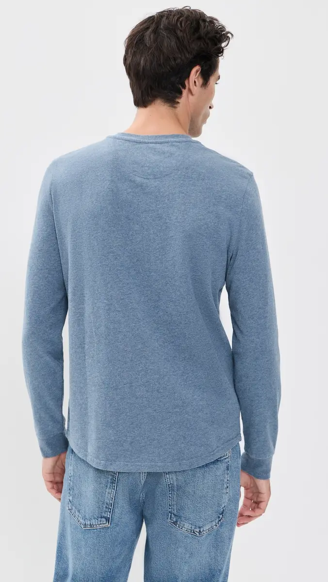 Marine Layer Luxe 250 Henley Tee | Thumbnail 3