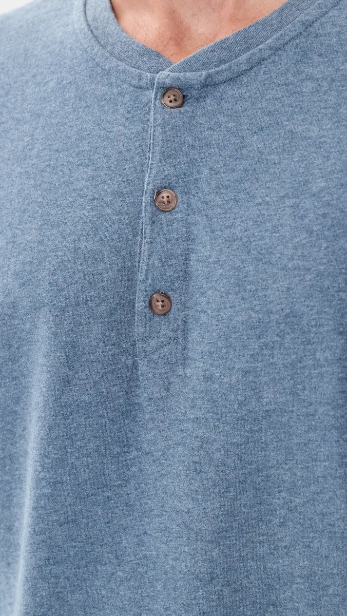 Marine Layer Luxe 250 Henley Tee | Thumbnail 6