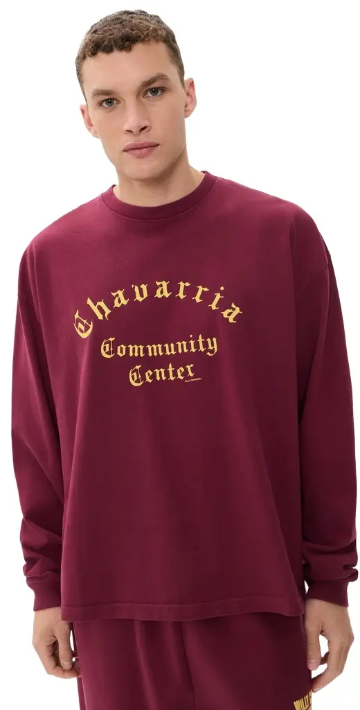 Willy Chavarria Community Center Buffalo Tee | Image 1 Willy Chavarria Community Center Buffalo Tee | Image 1