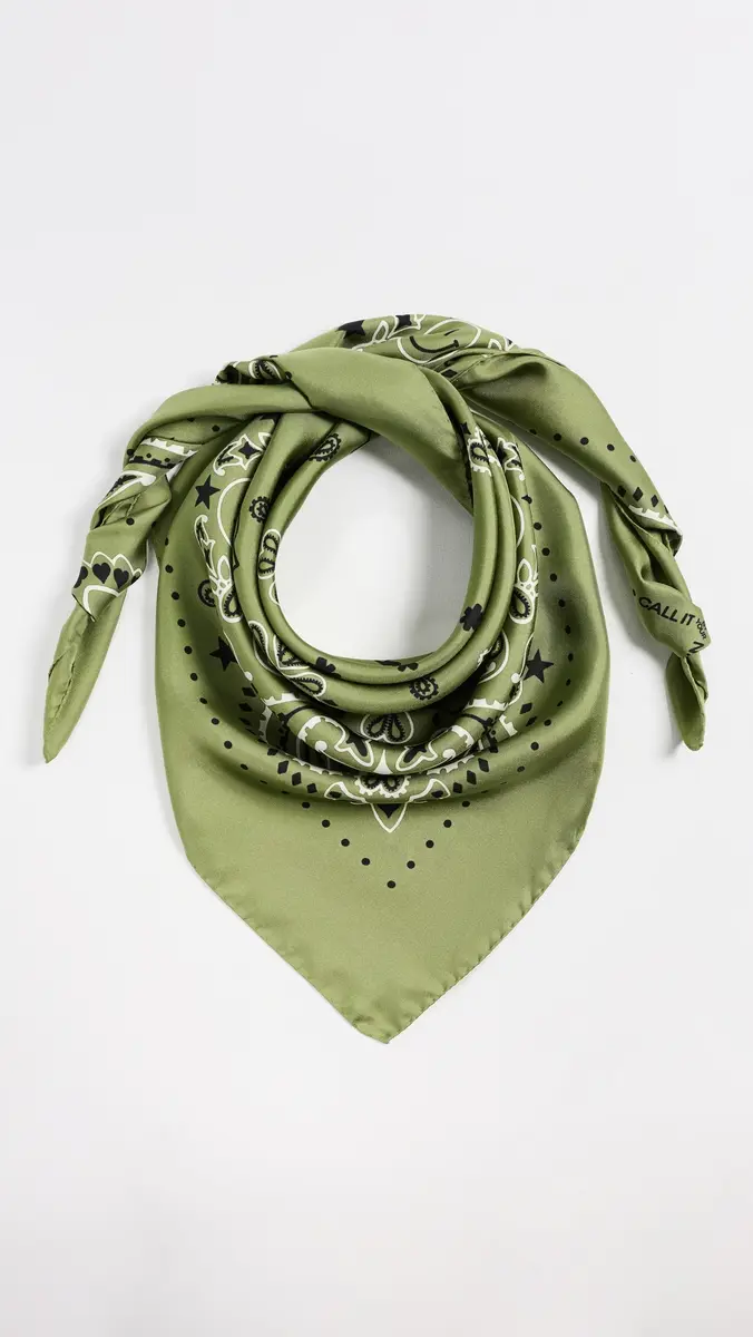 CALL IT BY YOUR NAME Silk Bandana Large | Thumbnail 2 CALL IT BY YOUR NAME Silk Bandana Large | Thumbnail 2