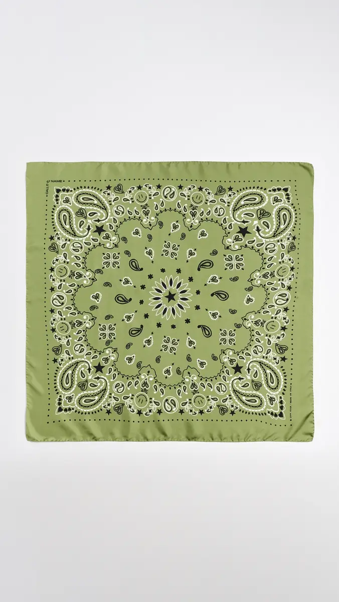 CALL IT BY YOUR NAME Silk Bandana Large | Thumbnail 5 CALL IT BY YOUR NAME Silk Bandana Large | Thumbnail 5