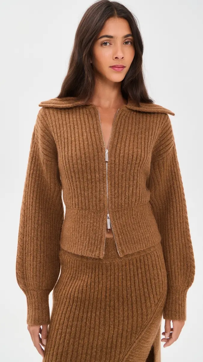 Amur Emery Cable Knit Cardigan | Thumbnail 2