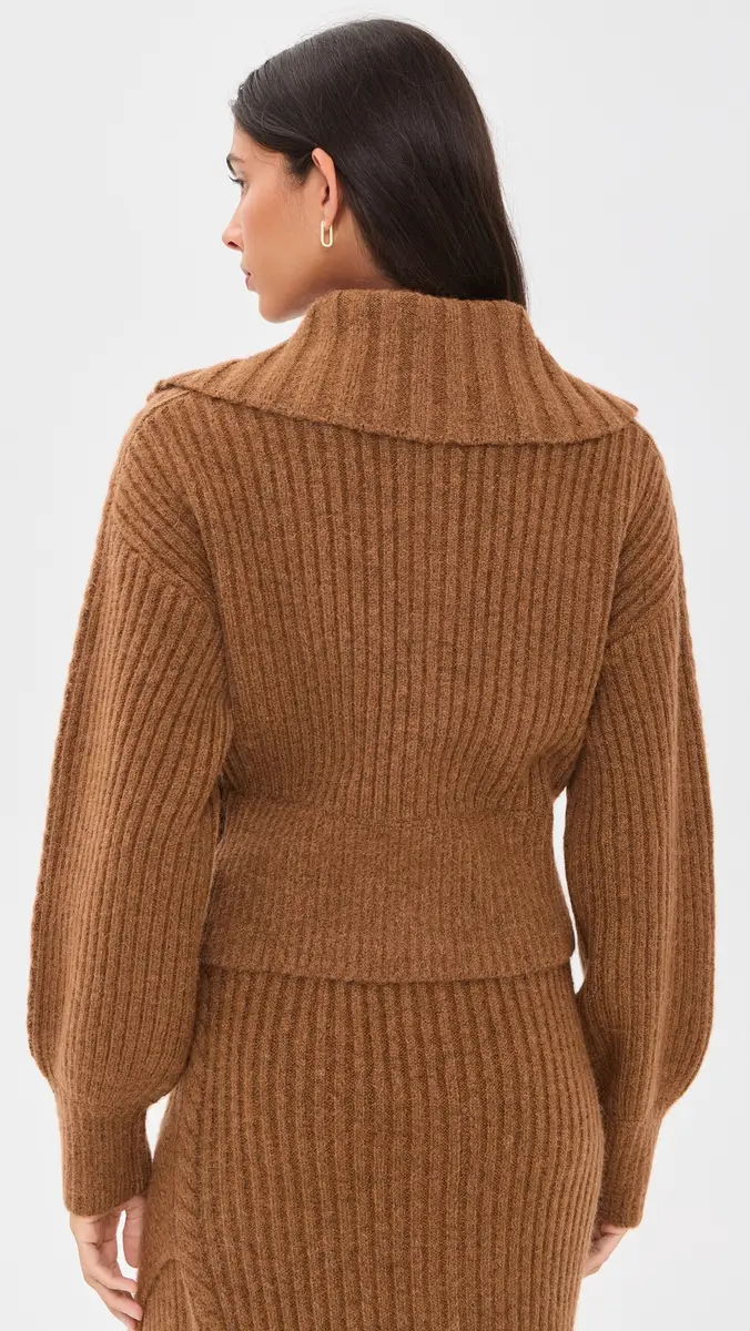 Amur Emery Cable Knit Cardigan | Thumbnail 3