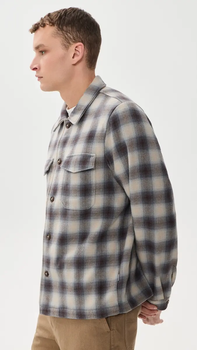 Rhythm Polar Bond Flannel Shacket | Thumbnail 4 Rhythm Polar Bond Flannel Shacket | Thumbnail 4