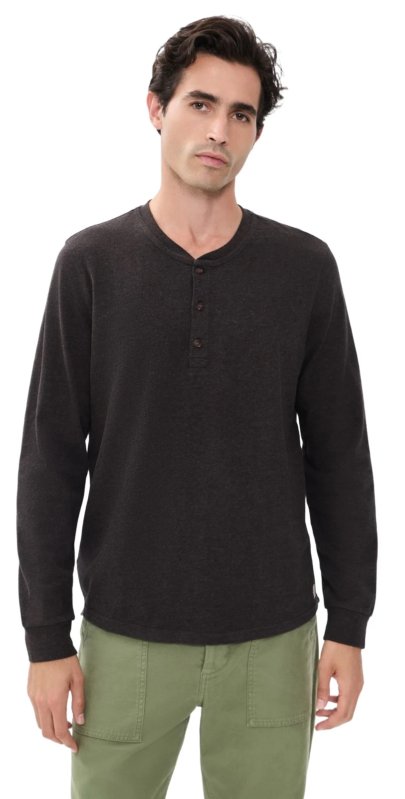 Luxe 250 Henley Tee