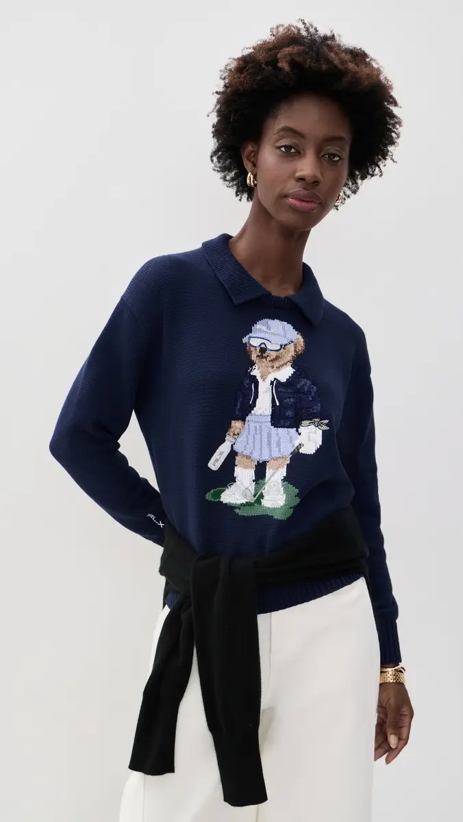 RLX Ralph Lauren Long Sleeve Collared Pullover Sweater | Thumbnail 2 RLX Ralph Lauren Long Sleeve Collared Pullover Sweater | Thumbnail 2
