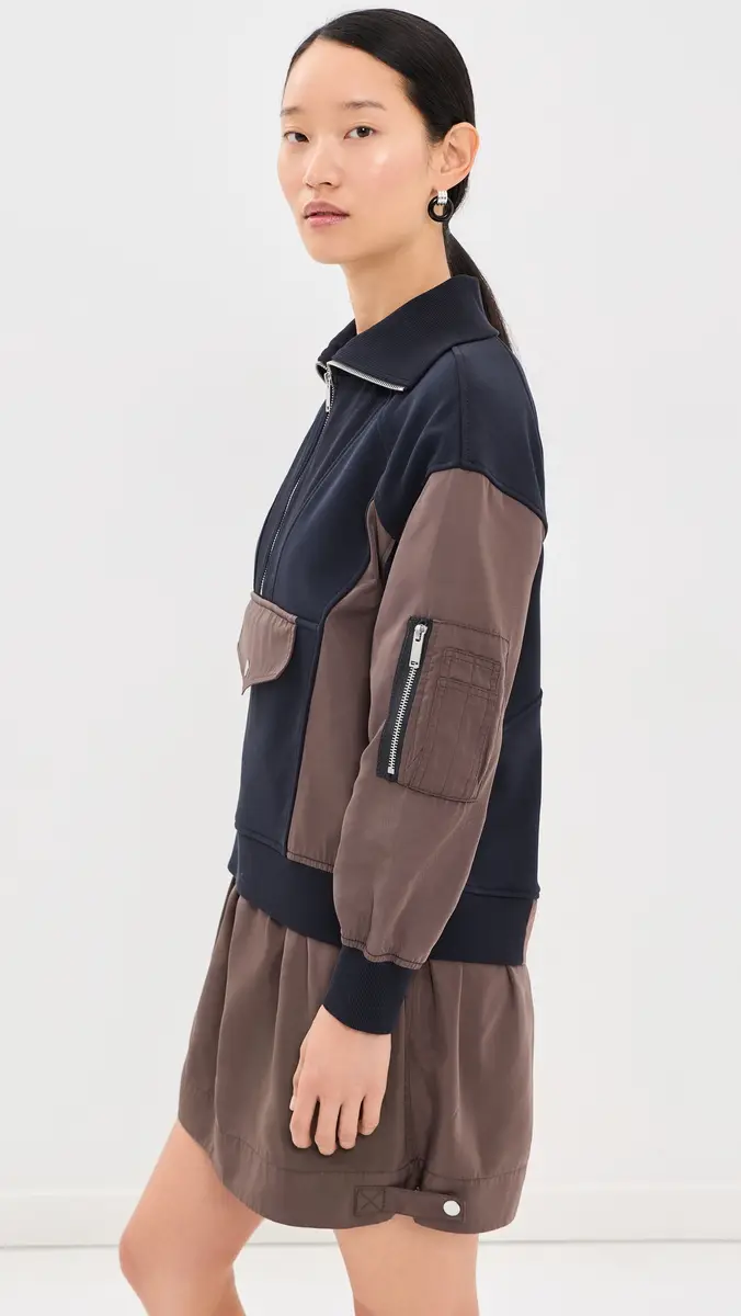 3.1 Phillip Lim French Terry Nylon Combo Utility Dress | Thumbnail 4 3.1 Phillip Lim French Terry Nylon Combo Utility Dress | Thumbnail 4