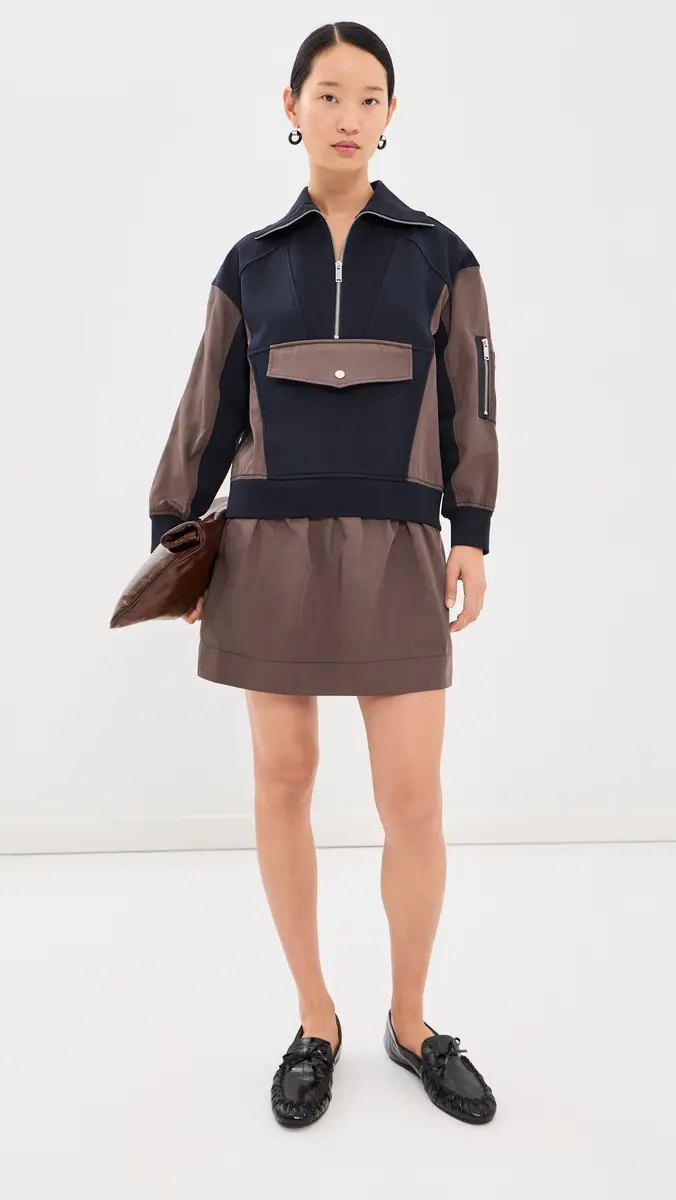 3.1 Phillip Lim French Terry Nylon Combo Utility Dress | Thumbnail 5 3.1 Phillip Lim French Terry Nylon Combo Utility Dress | Thumbnail 5