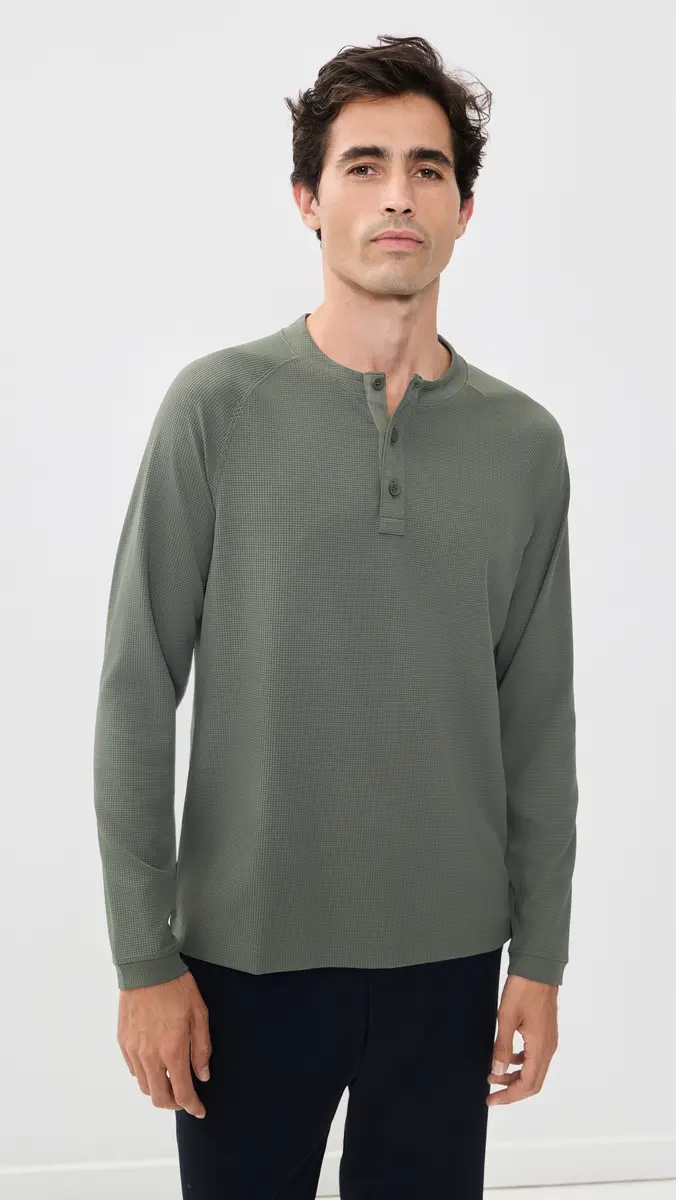 Rhone Waffle Tech Henley | Thumbnail 2 Rhone Waffle Tech Henley | Thumbnail 2