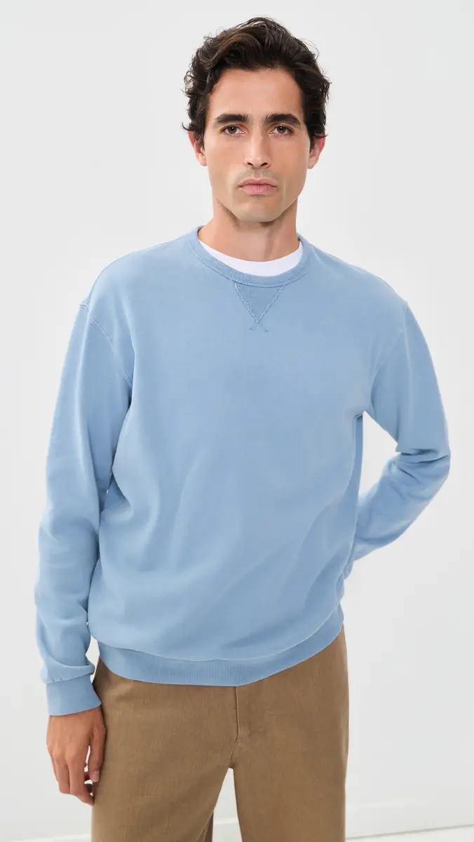 Marine Layer Relaxed Cloud 9 Fleece Crew Neck Sweatshirt | Thumbnail 2