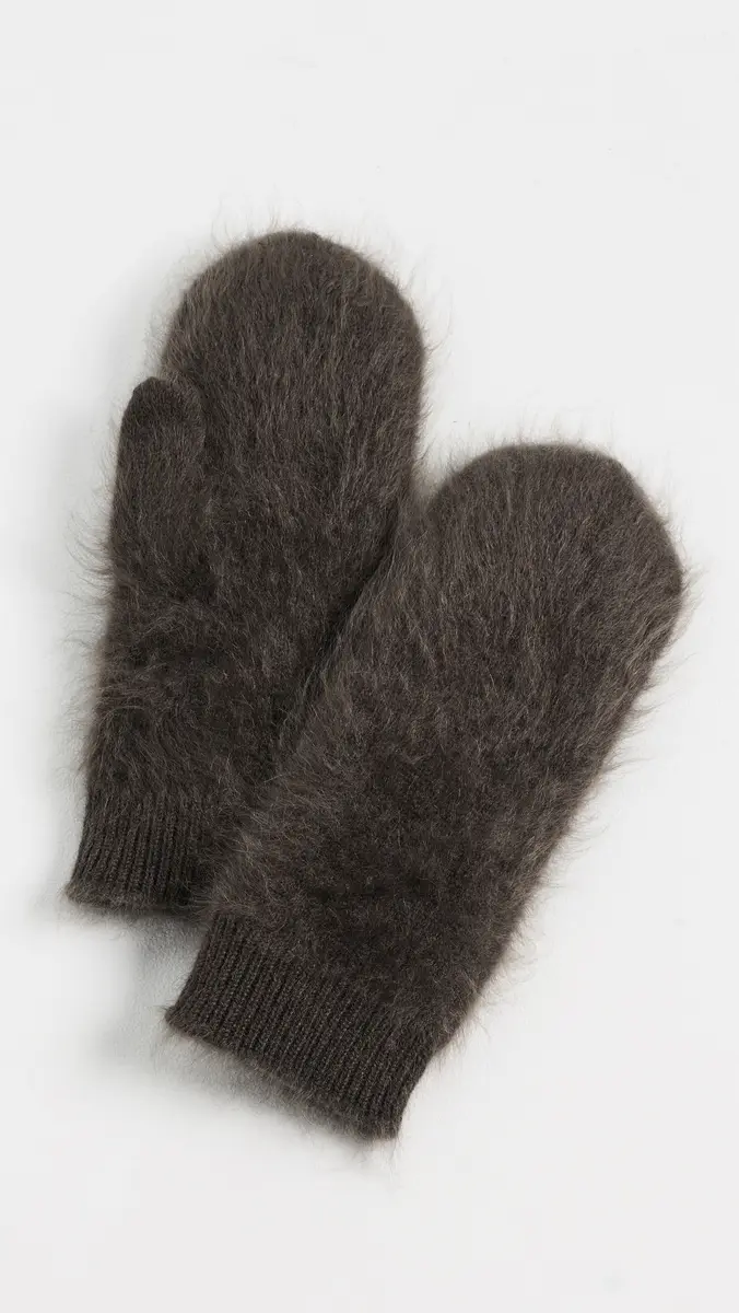 Lisa Yang Brushed Cashmere Mittens | Thumbnail 2 Lisa Yang Brushed Cashmere Mittens | Thumbnail 2