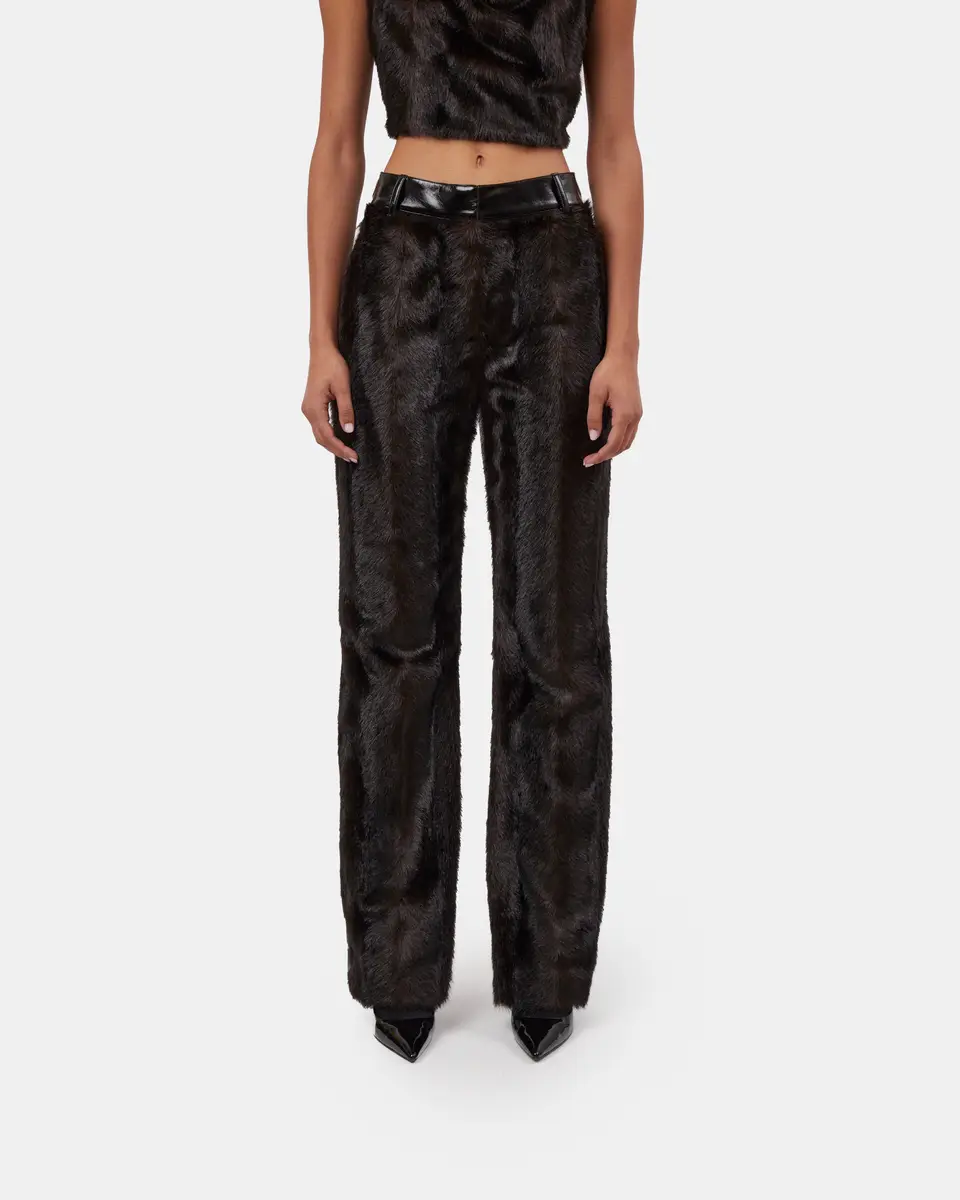 Aknvas The Barberini pants in faux mink | Thumbnail 4