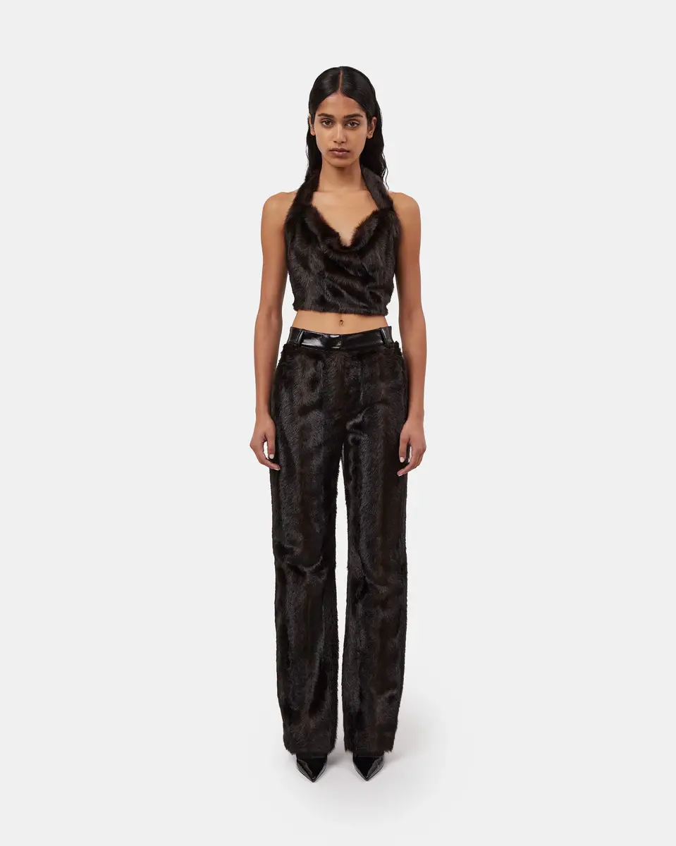 Aknvas The Barberini pants in faux mink | Thumbnail 5