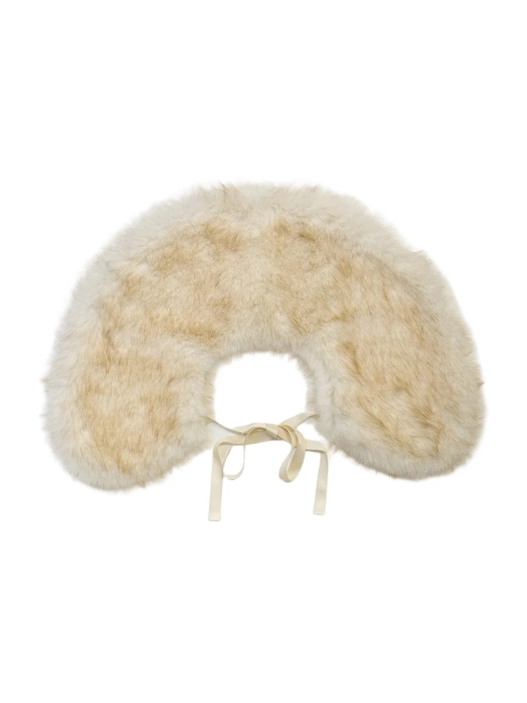 The polar fox faux fur collar