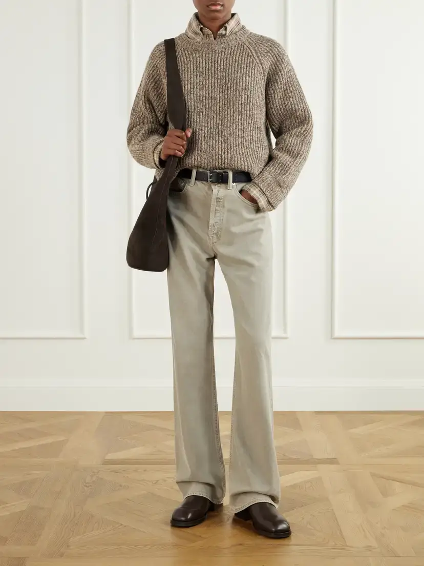Daughter Ribbed Mélange Wool Sweater | Thumbnail 2 Daughter Ribbed Mélange Wool Sweater | Thumbnail 2