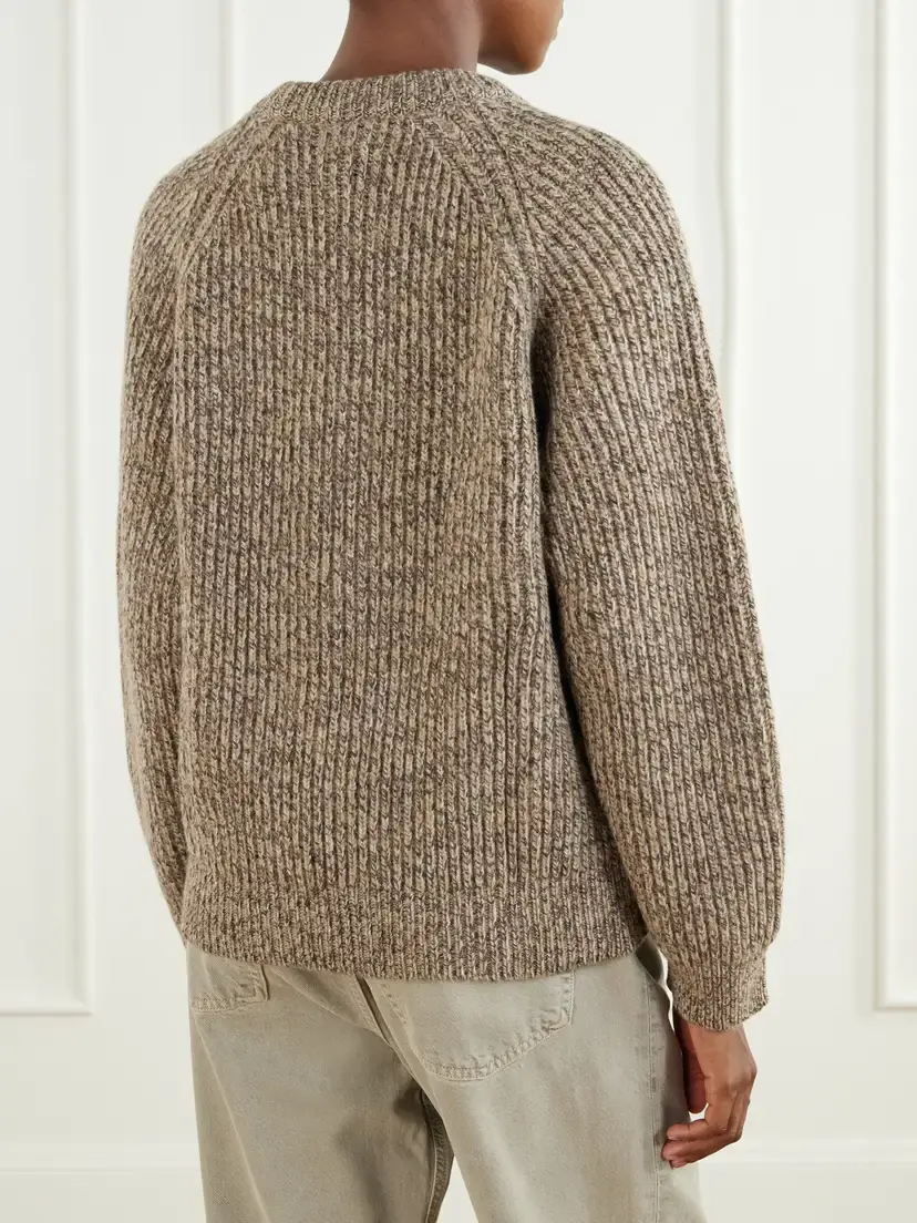 Daughter Ribbed Mélange Wool Sweater | Thumbnail 4 Daughter Ribbed Mélange Wool Sweater | Thumbnail 4