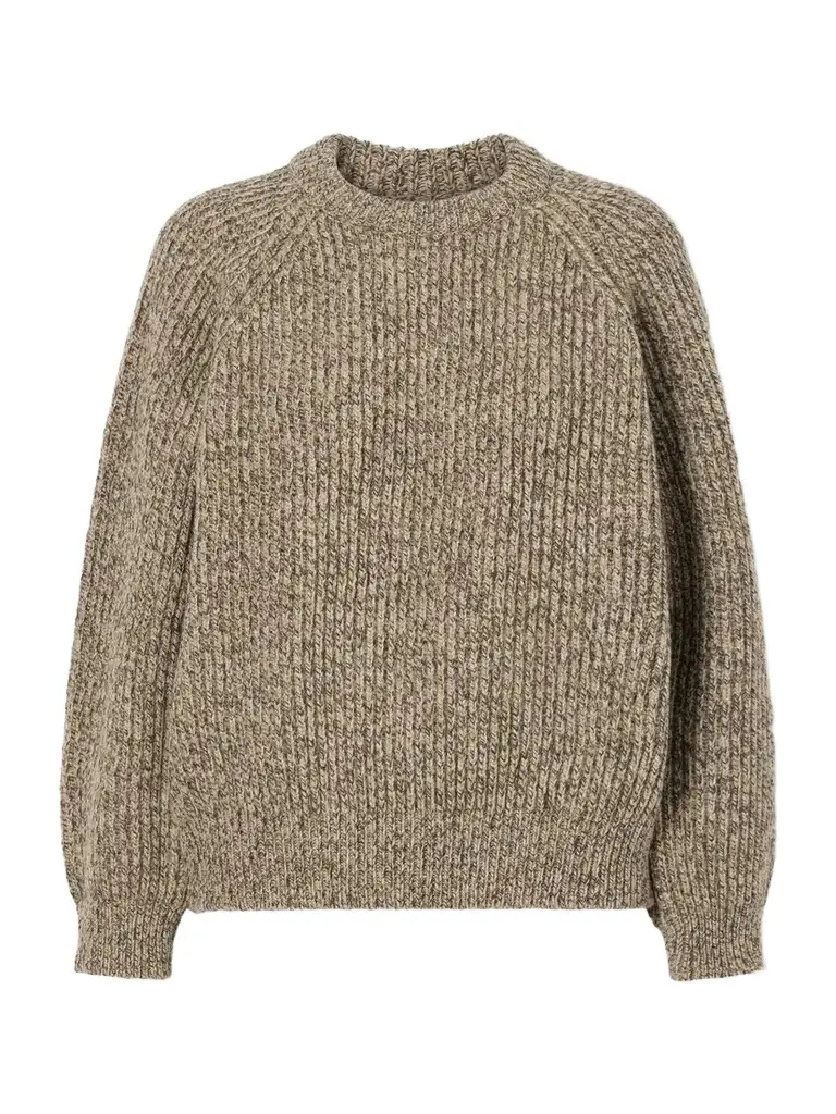 Daughter Ribbed Mélange Wool Sweater