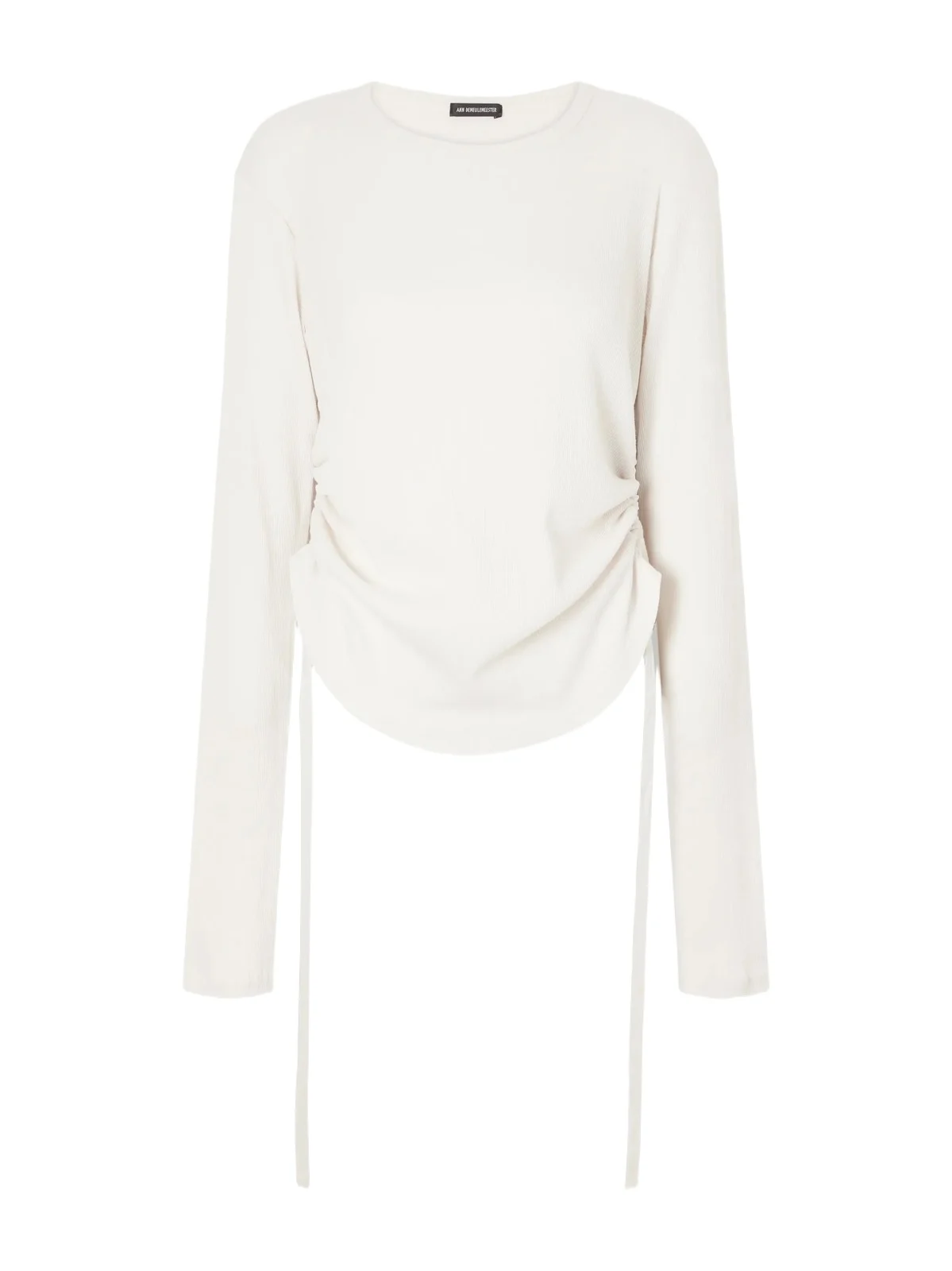 Ann Demeulemeester Dot Gathered Ribbed Cotton T-shirt