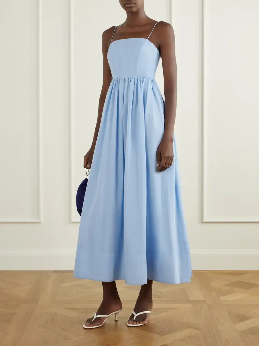 Aje Rosie Cotton And Silk-blend Poplin Maxi Dress | Thumbnail 2 Aje Rosie Cotton And Silk-blend Poplin Maxi Dress | Thumbnail 2
