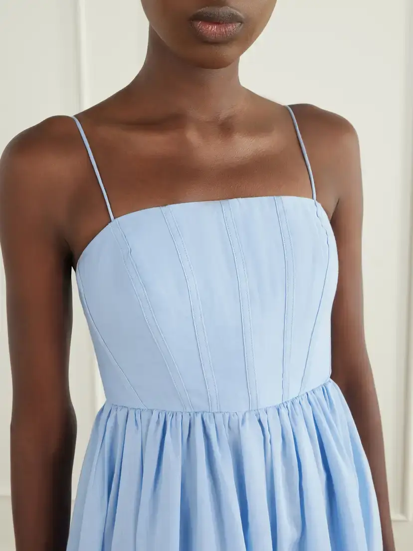 Aje Rosie Cotton And Silk-blend Poplin Maxi Dress | Thumbnail 4 Aje Rosie Cotton And Silk-blend Poplin Maxi Dress | Thumbnail 4