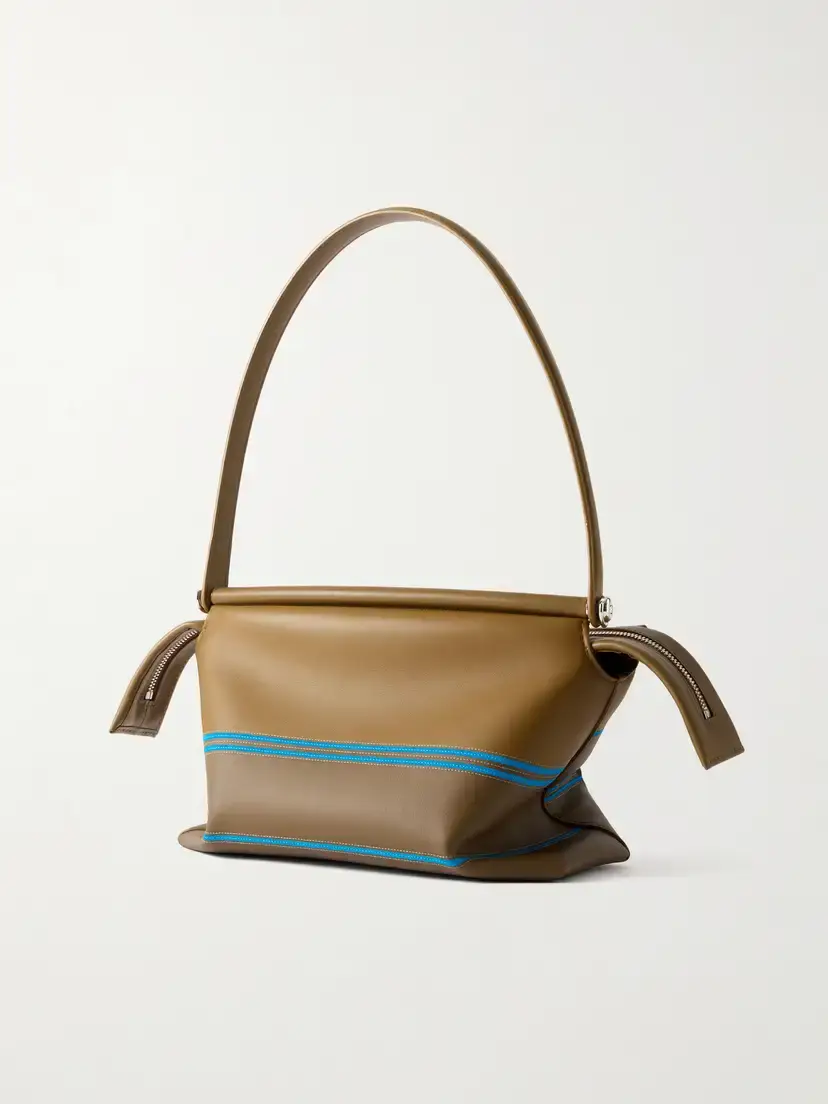 Loewe Whisker Checked Leather Shoulder Bag | Thumbnail 4 Loewe Whisker Checked Leather Shoulder Bag | Thumbnail 4