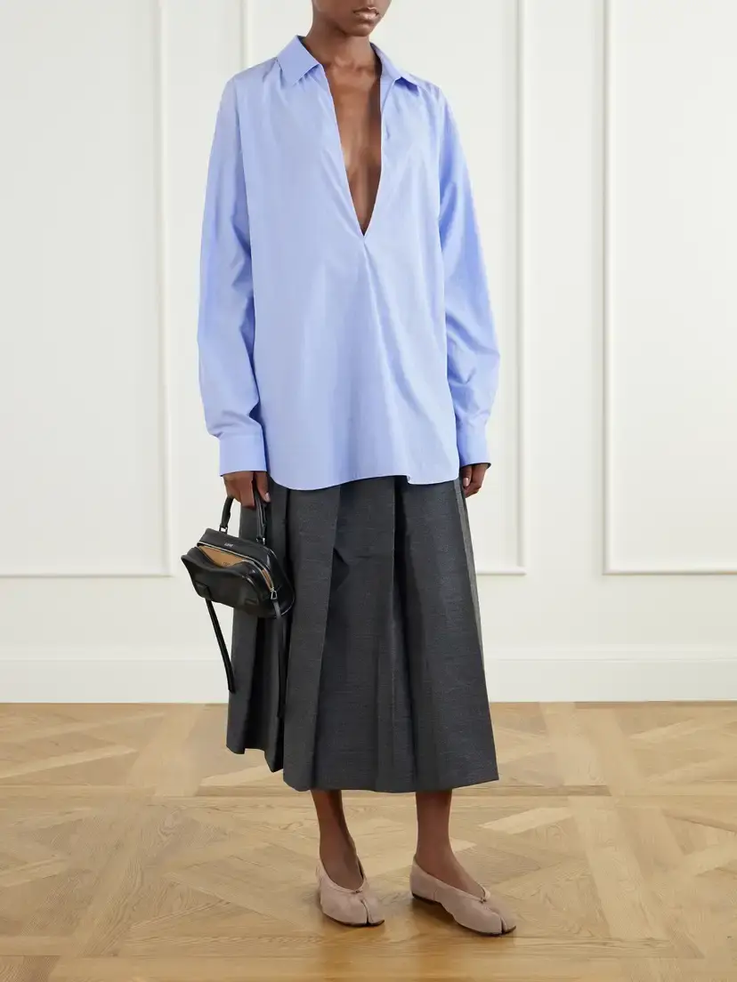 Maison Margiela Tabi Split-toe Suede Ballet Flats | Thumbnail 4