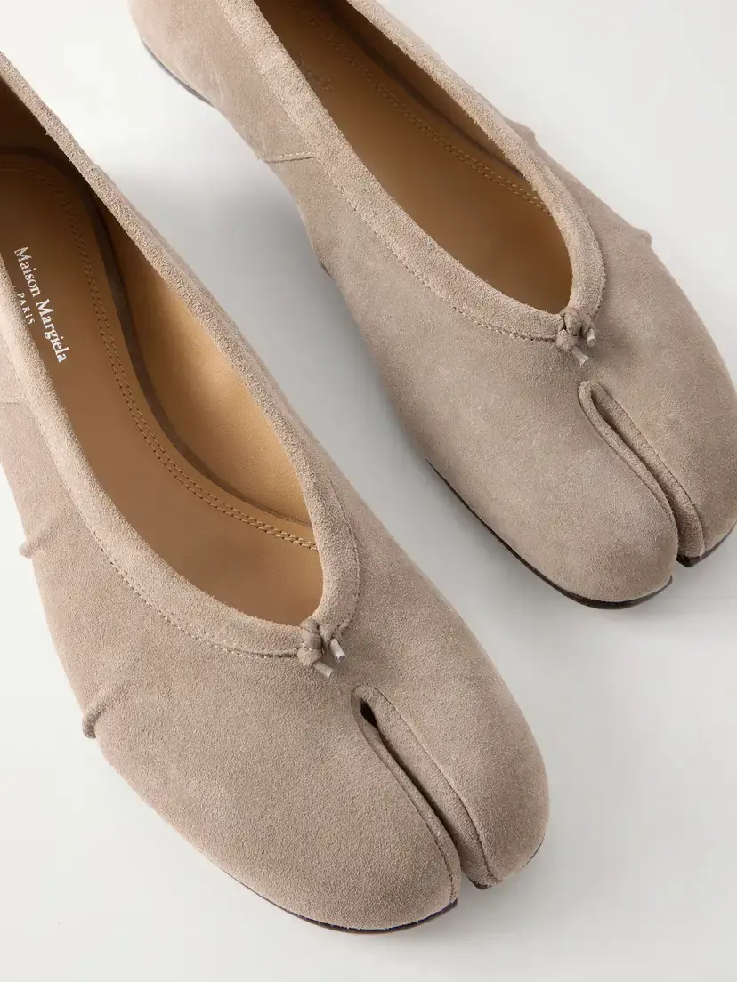 Maison Margiela Tabi Split-toe Suede Ballet Flats | Thumbnail 5