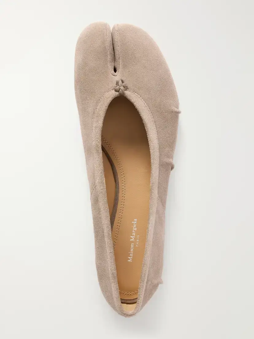 Maison Margiela Tabi Split-toe Suede Ballet Flats | Thumbnail 6