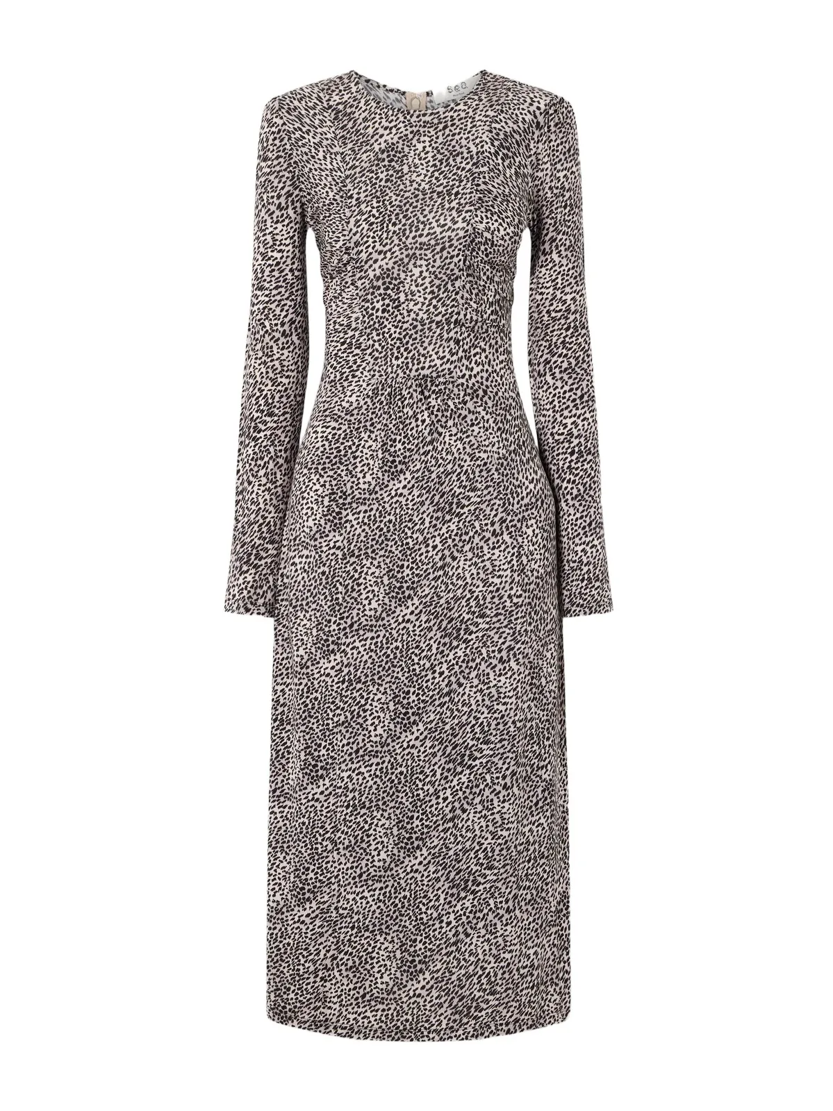 Charlize Gathered Leopard-print Stretch-jersey Midi Dress Charlize Gathered Leopard-print Stretch-jersey Midi Dress
