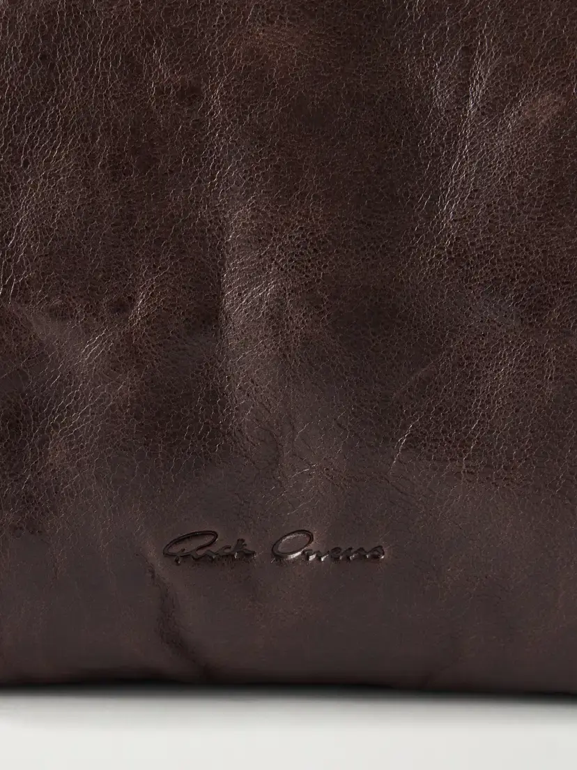 Rick Owens Crinkled-leather Clutch | Thumbnail 5 Rick Owens Crinkled-leather Clutch | Thumbnail 5