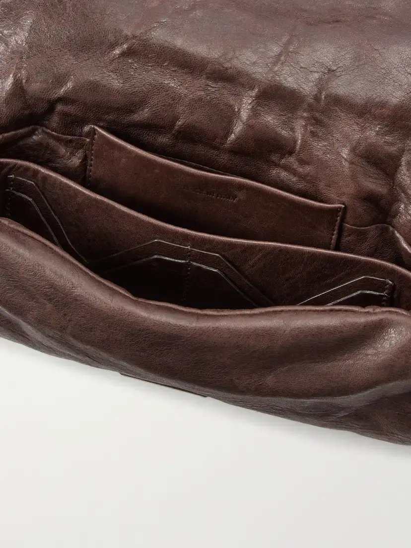 Rick Owens Crinkled-leather Clutch | Thumbnail 6 Rick Owens Crinkled-leather Clutch | Thumbnail 6