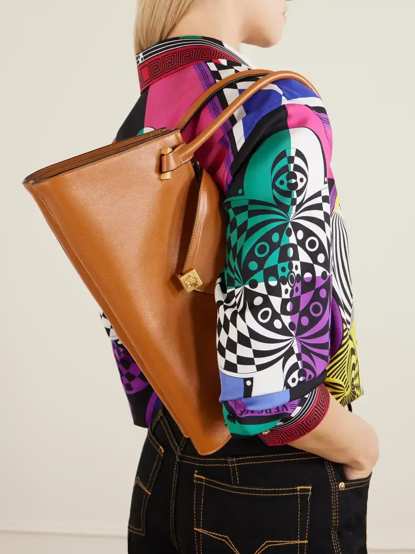 Versace Medium Calf Leather Shoulder Bag | Thumbnail 2 Versace Medium Calf Leather Shoulder Bag | Thumbnail 2