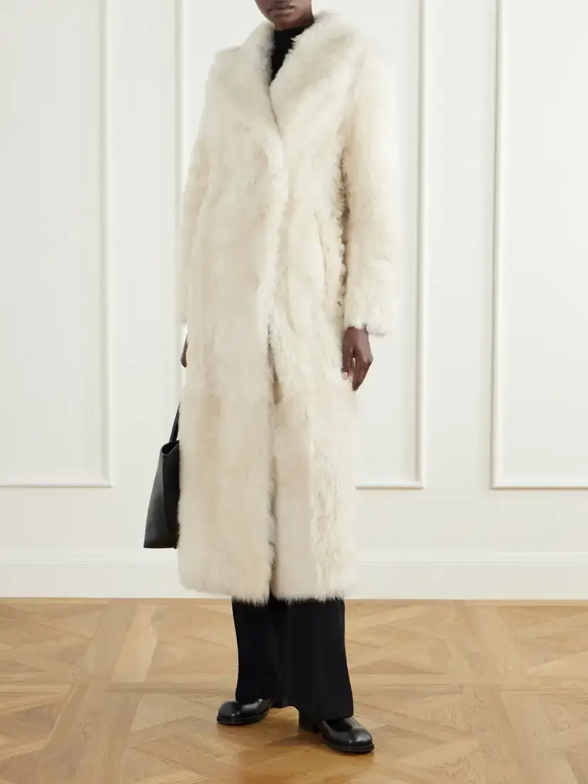 Yves Salomon Shearling Coat | Thumbnail 2 Yves Salomon Shearling Coat | Thumbnail 2