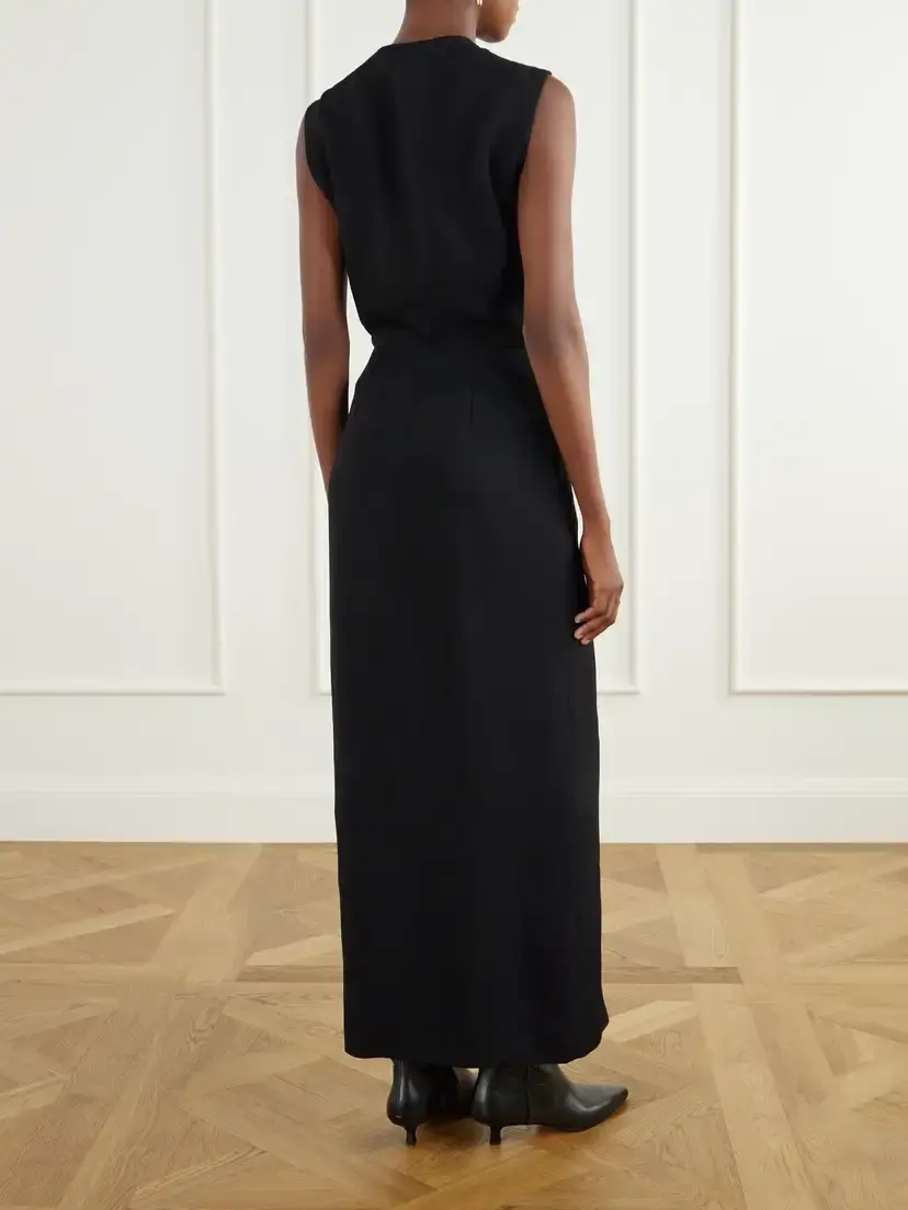 Blazé Milano Friesian Crepe Maxi Dress | Thumbnail 3