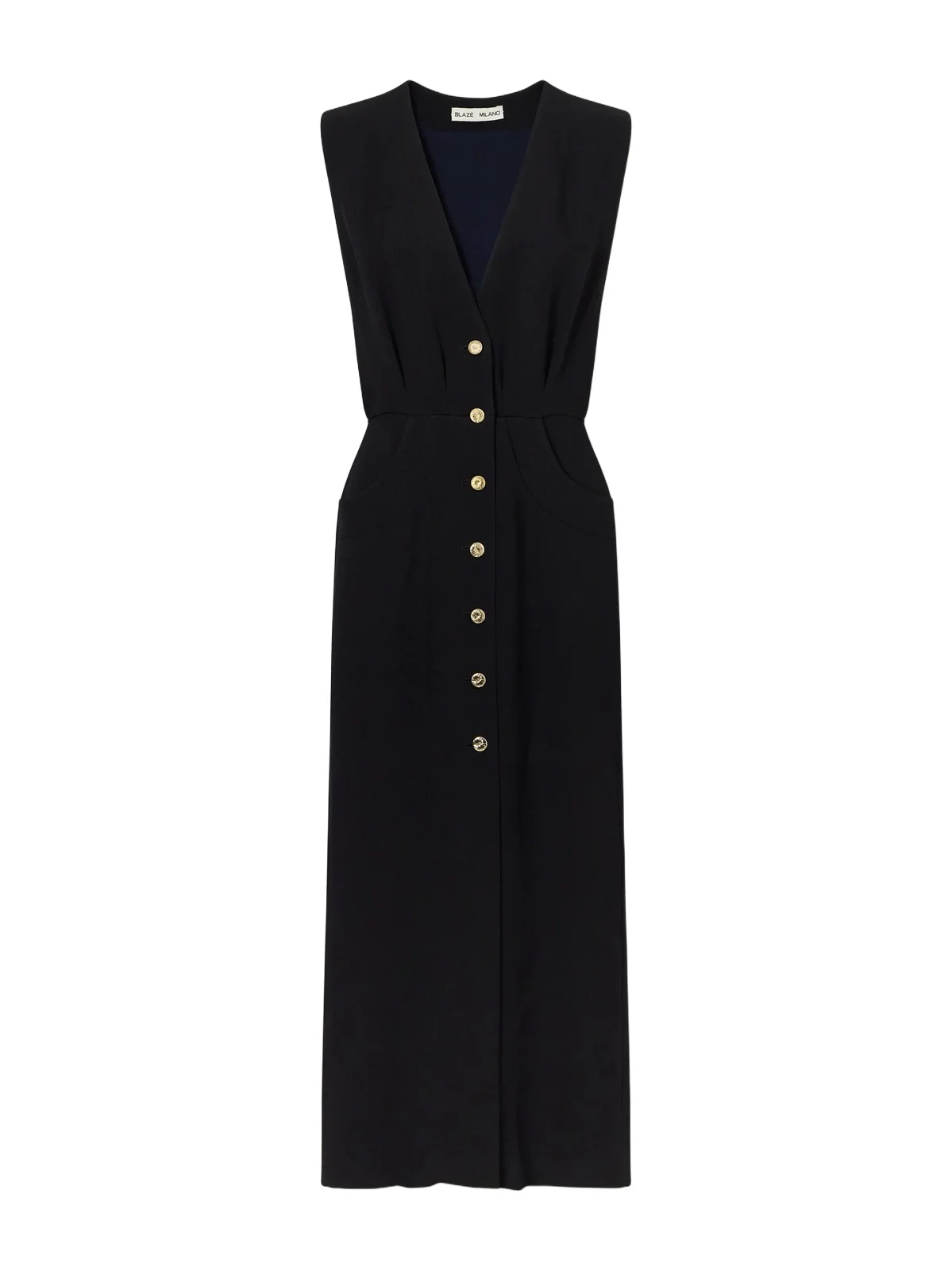 Blazé Milano Friesian Crepe Maxi Dress