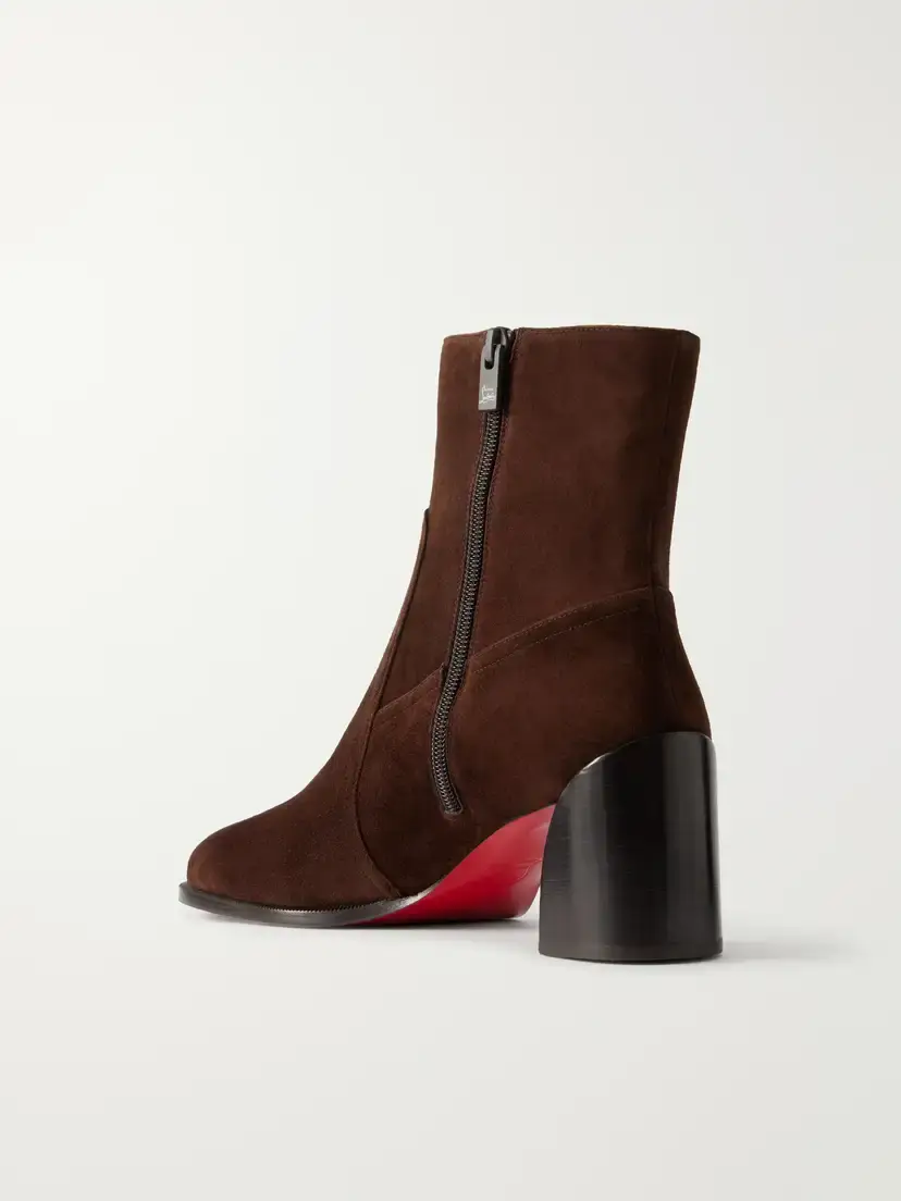 Christian Louboutin Ira 55 Suede Ankle Boots | Thumbnail 3 Christian Louboutin Ira 55 Suede Ankle Boots | Thumbnail 3