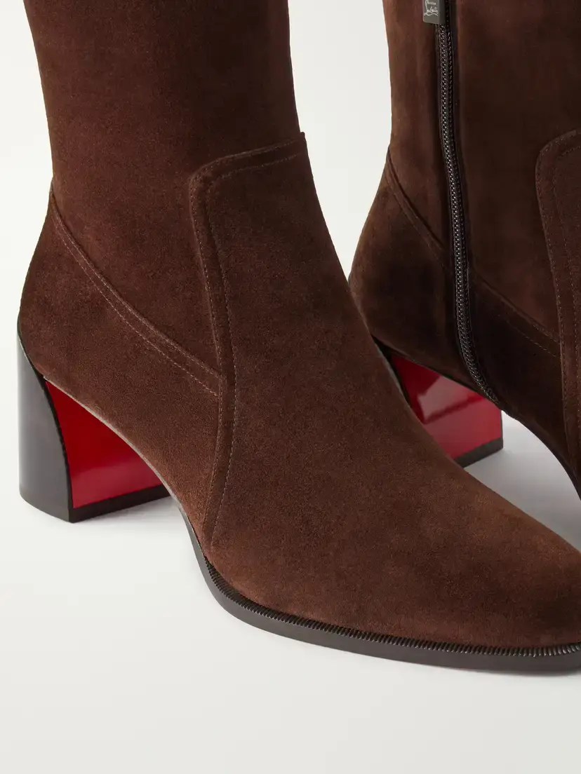 Christian Louboutin Ira 55 Suede Ankle Boots | Thumbnail 5 Christian Louboutin Ira 55 Suede Ankle Boots | Thumbnail 5