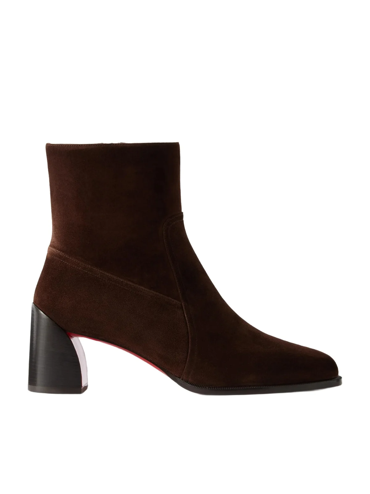 Christian Louboutin Ira 55 Suede Ankle Boots | Thumbnail 1 Christian Louboutin Ira 55 Suede Ankle Boots | Thumbnail 1