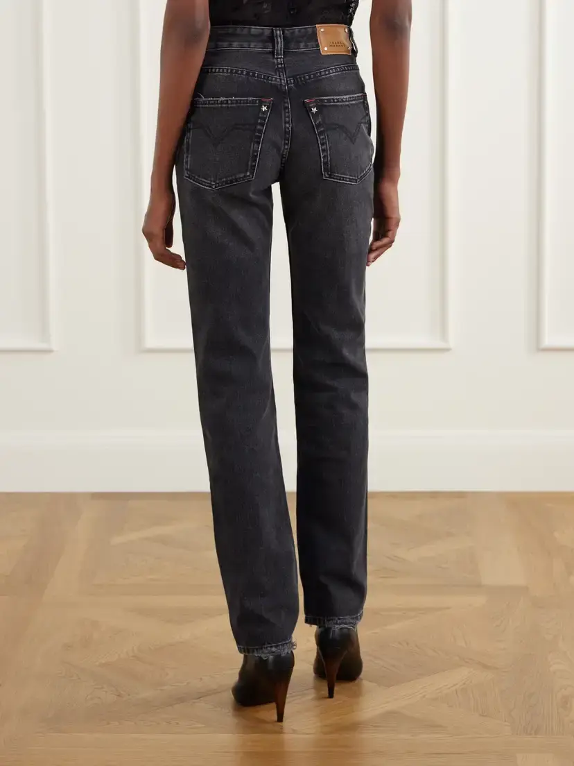 Isabel Marant Daya Mid-rise Straight-leg Jeans | Thumbnail 4 Isabel Marant Daya Mid-rise Straight-leg Jeans | Thumbnail 4