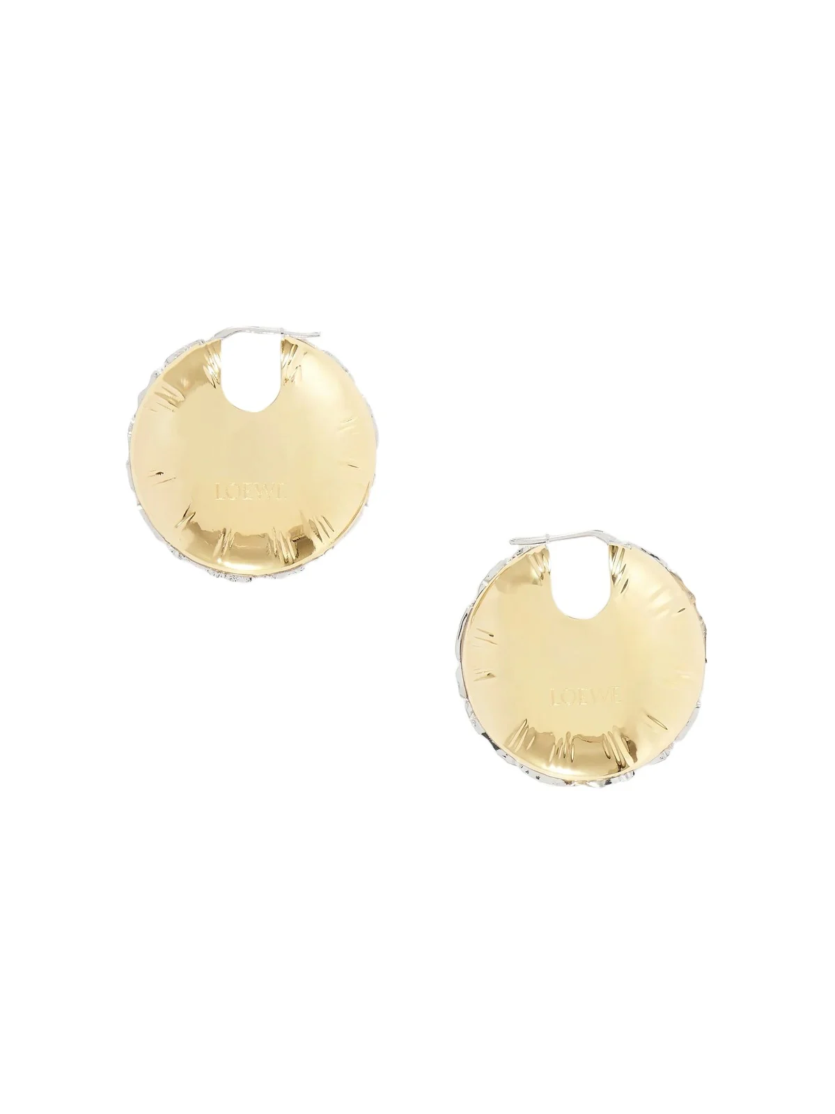 Loewe Inflated Balloon Silver And Gold-tone Earrings | Thumbnail 1 Loewe Inflated Balloon Silver And Gold-tone Earrings | Thumbnail 1