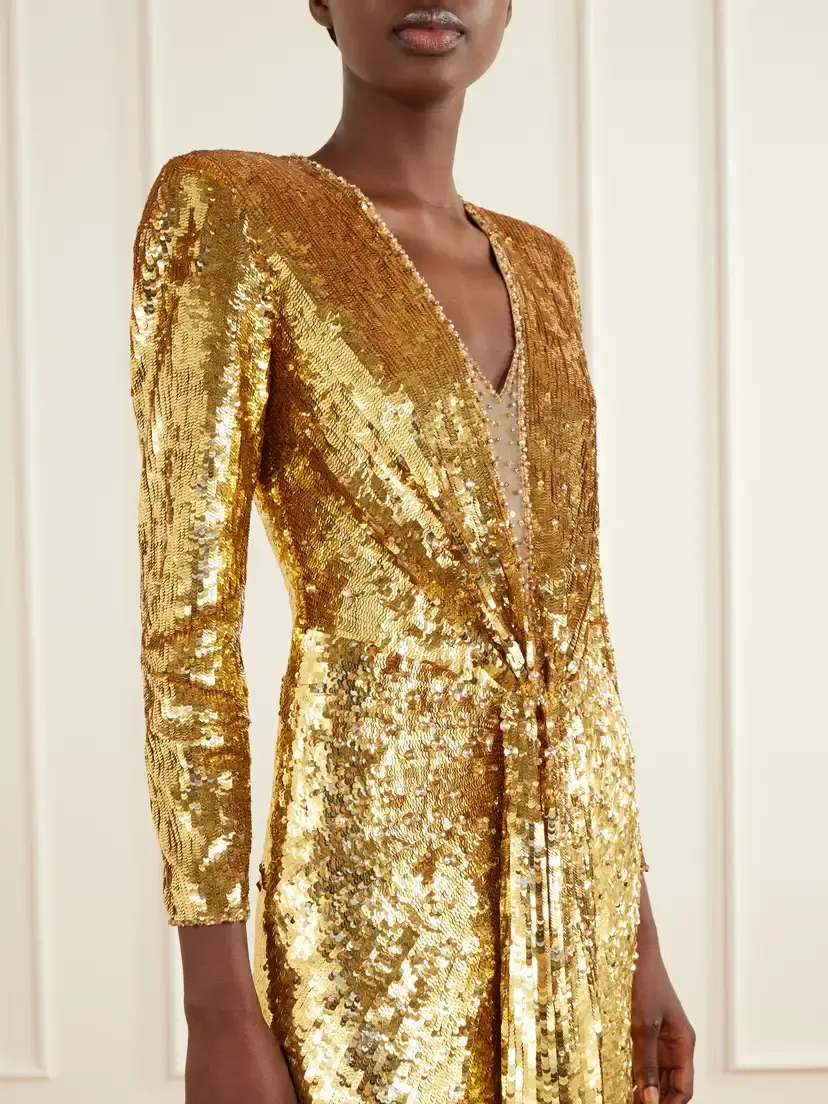 Jenny Packham Narcissus Embellished Tulle Gown | Thumbnail 4 Jenny Packham Narcissus Embellished Tulle Gown | Thumbnail 4